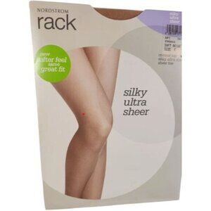Nordstrom Rack Silky Ultra Sheer Control Top Pantyhose Size C Soft Beige